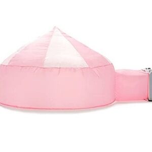Pink and White Inflatable Dome Tent